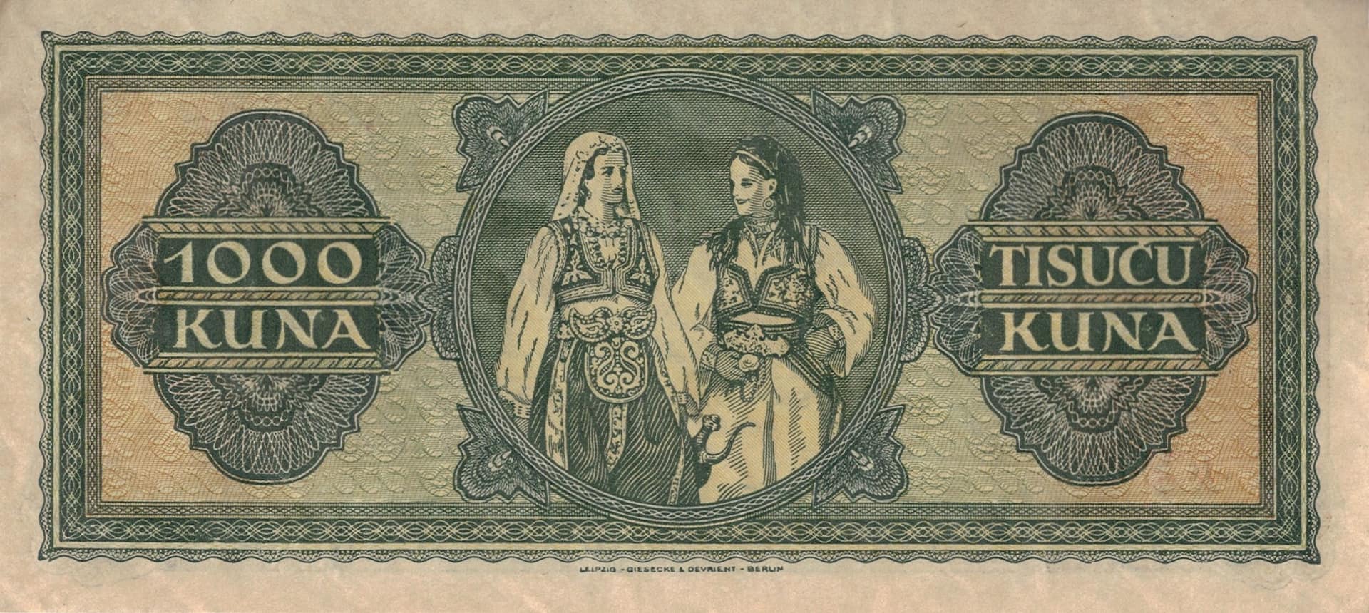 Croacia 12 Pick 12a at 1