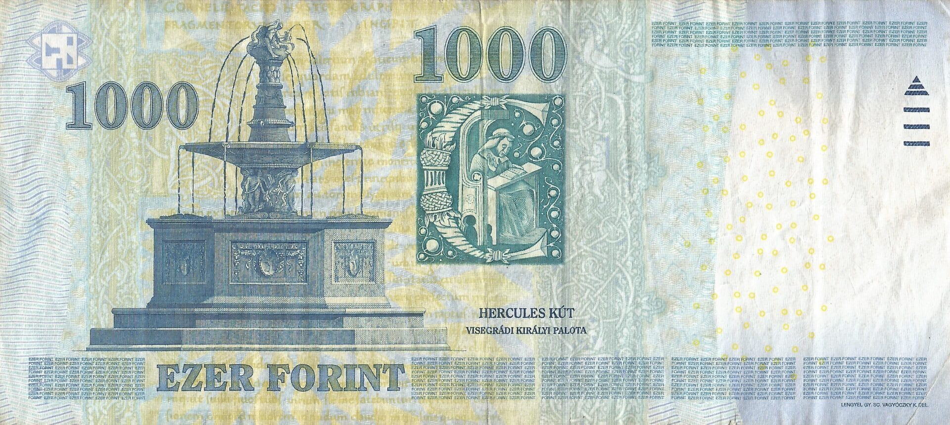 Hungría 80 Pick 197c Reverso
