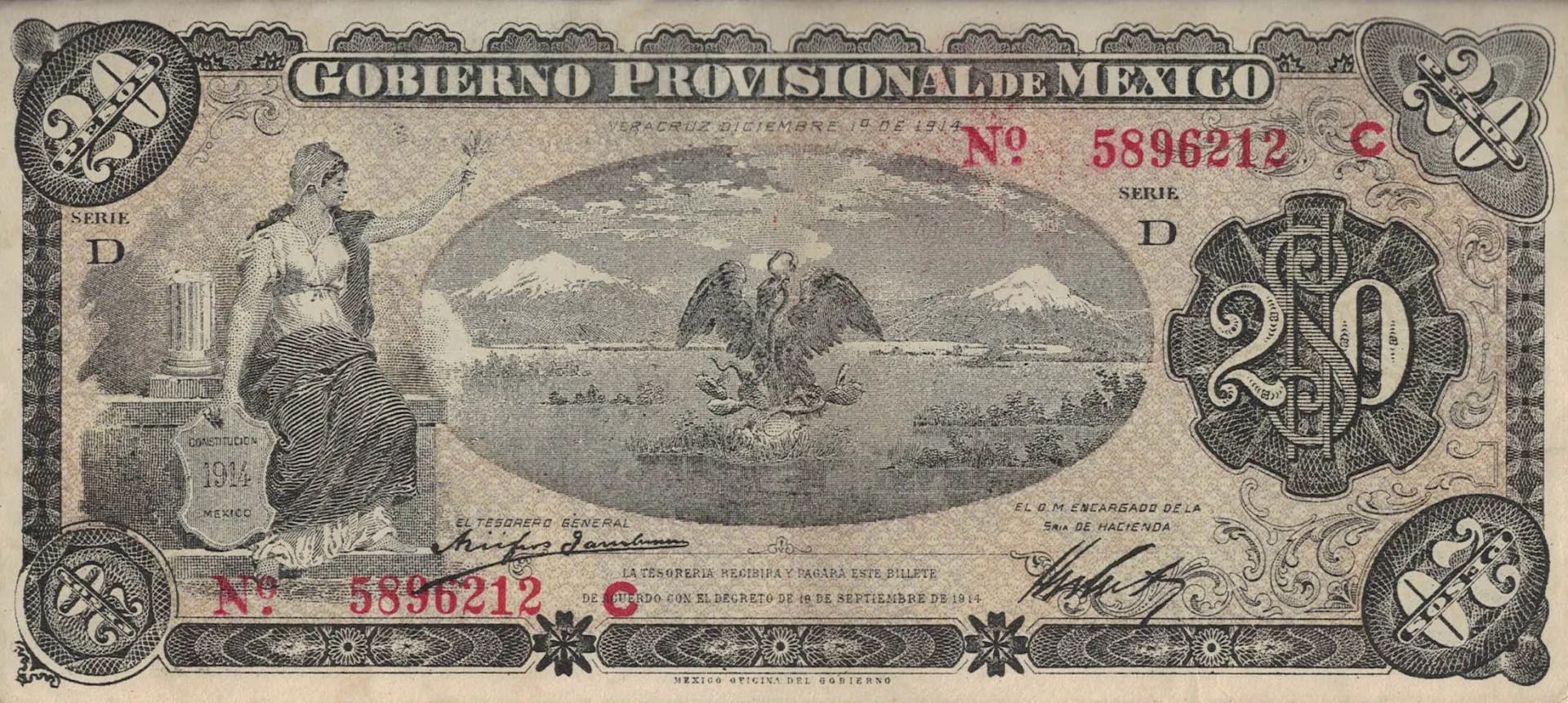 México 103 Pick S1110b Anverso jpg