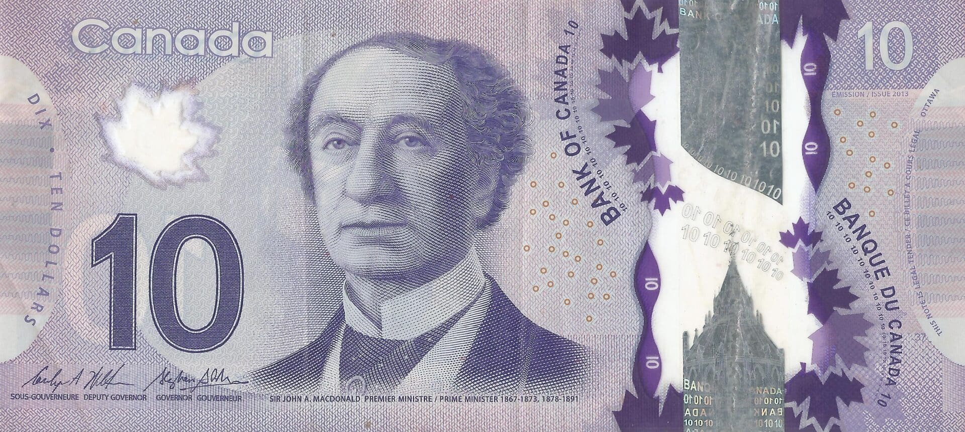 Canadá 33 Pick 107c Anverso