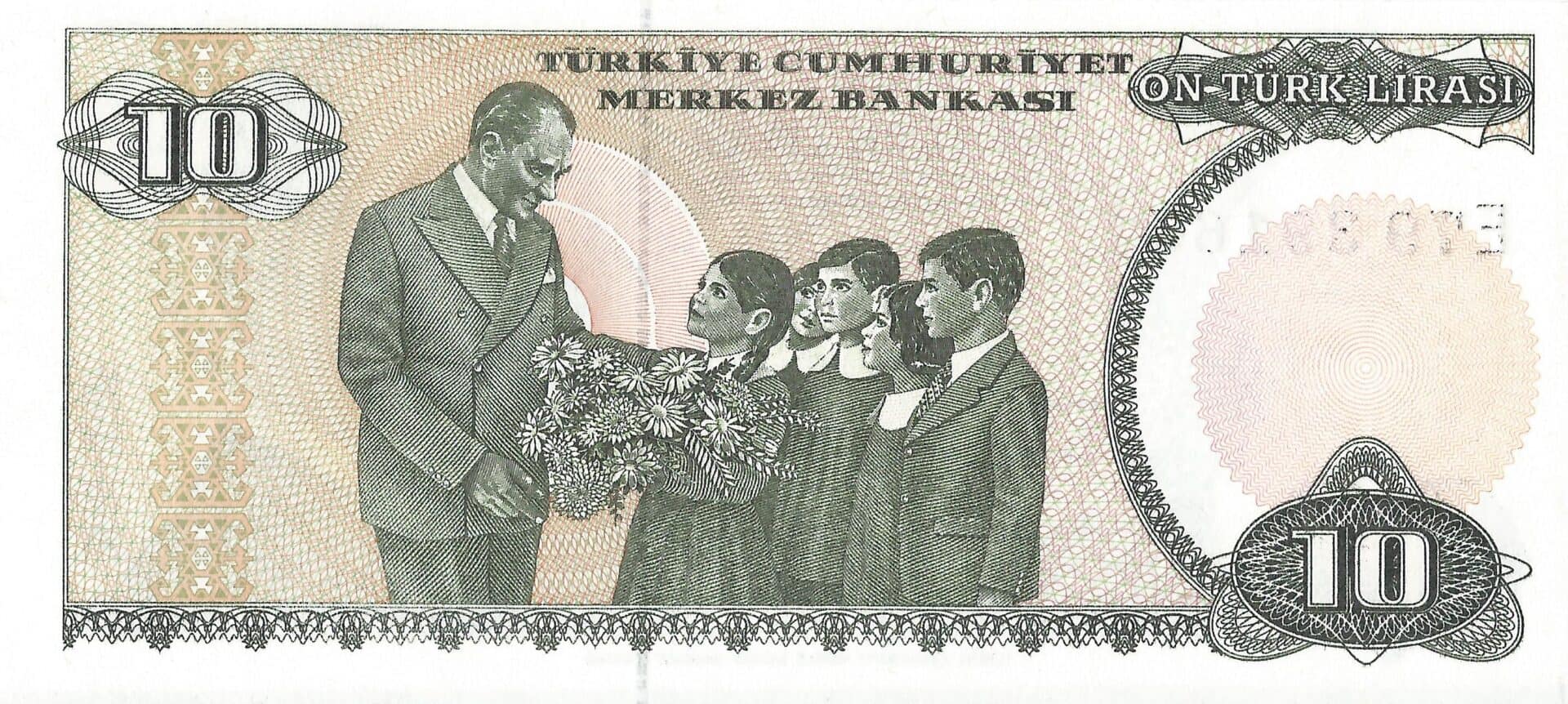 Turquía 22 Pick 193a.2 Reverso