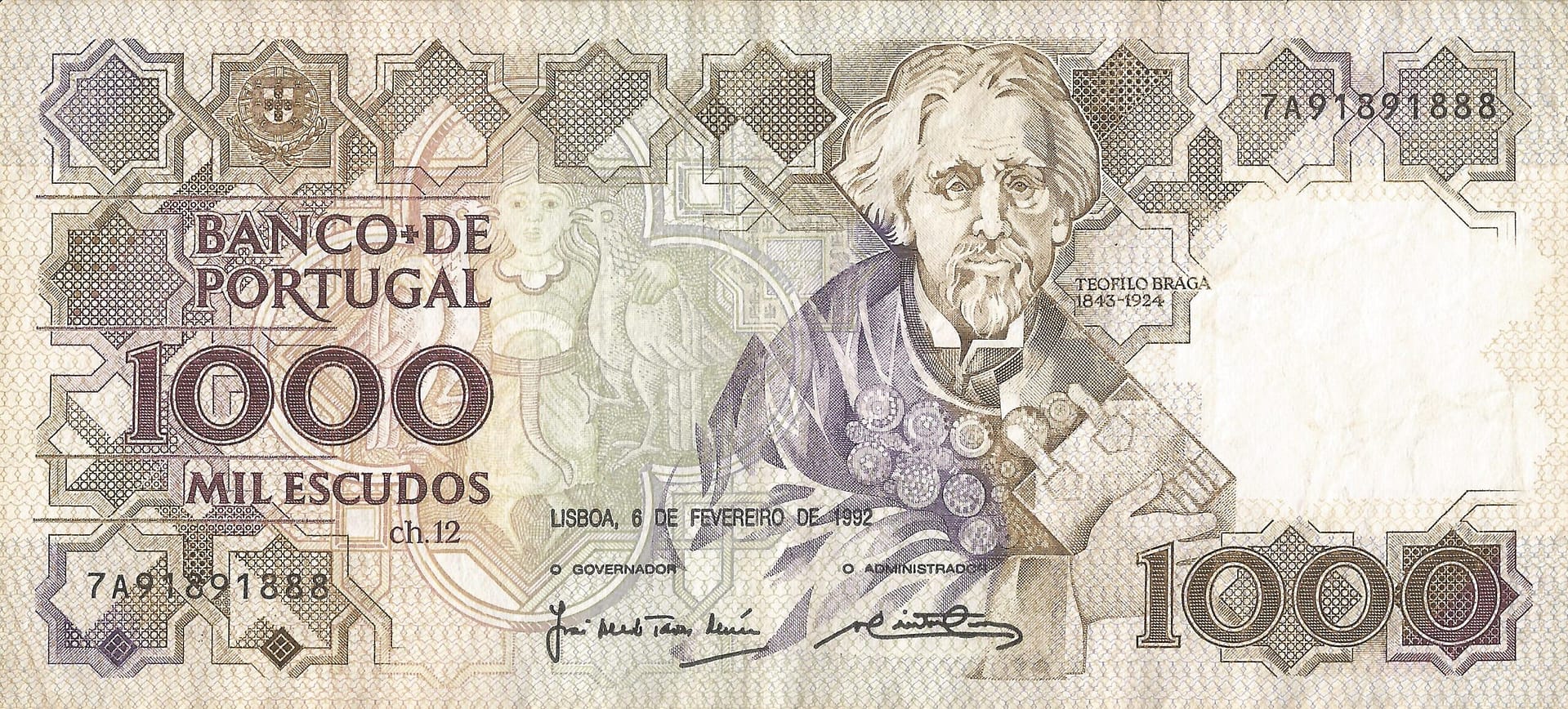 Portugal 33 Pick 181i.2 Anverso scaled e1677517492478