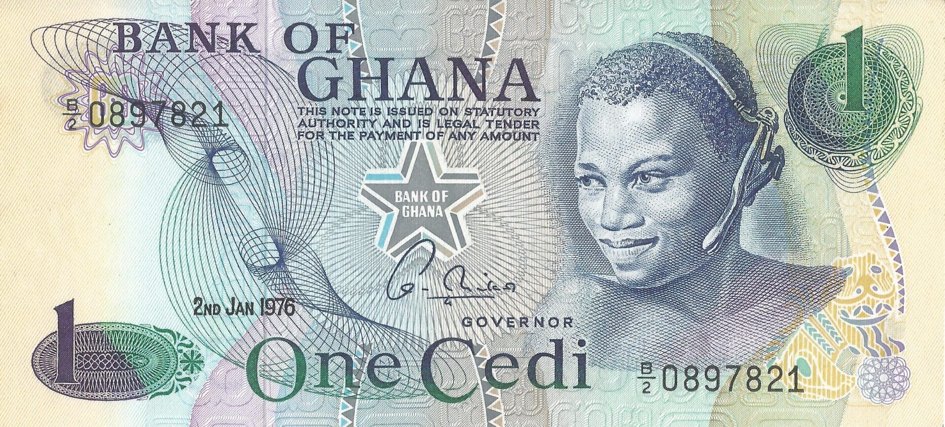 Ghana 5 Pick 13c.1 Anverso