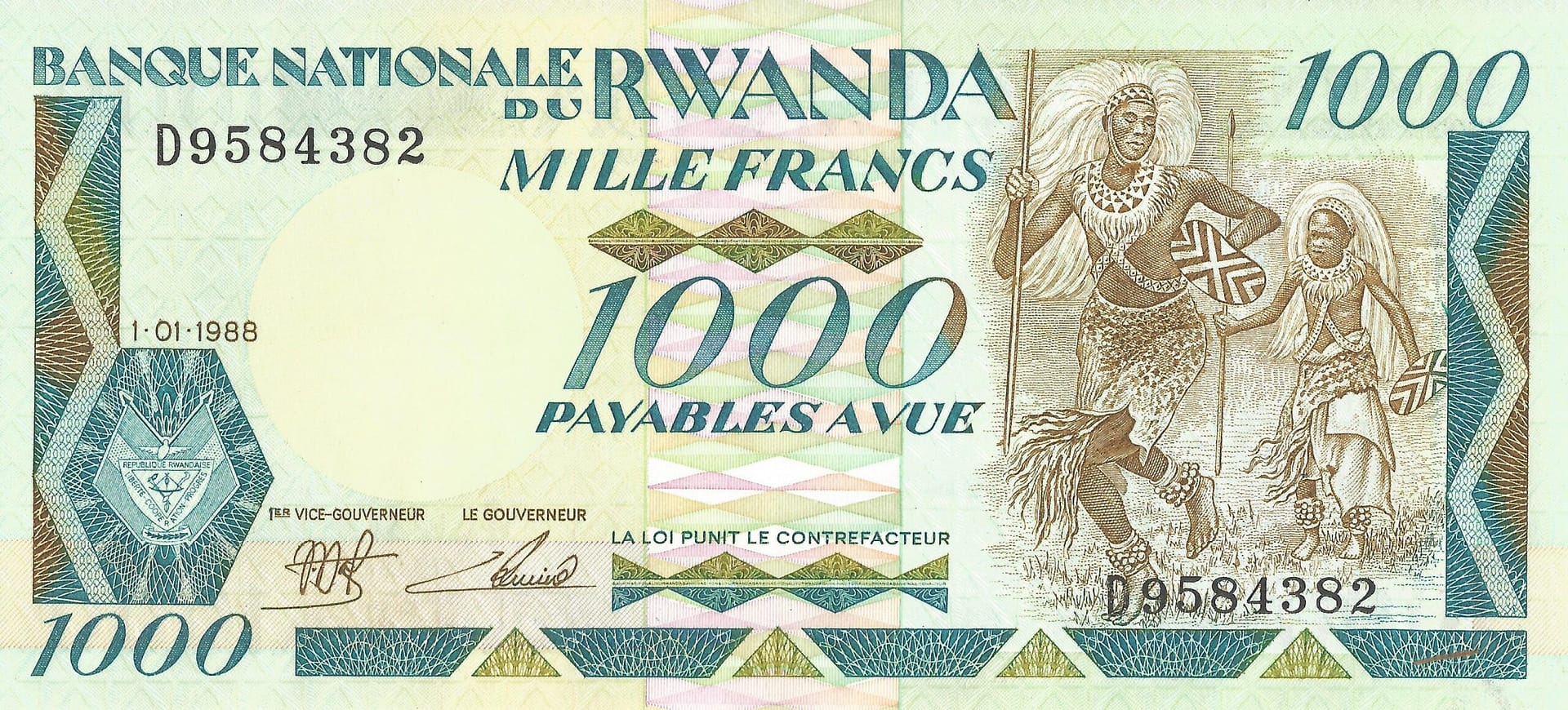 Ruanda 9 Ruanda Pick 21a Anverso scaled