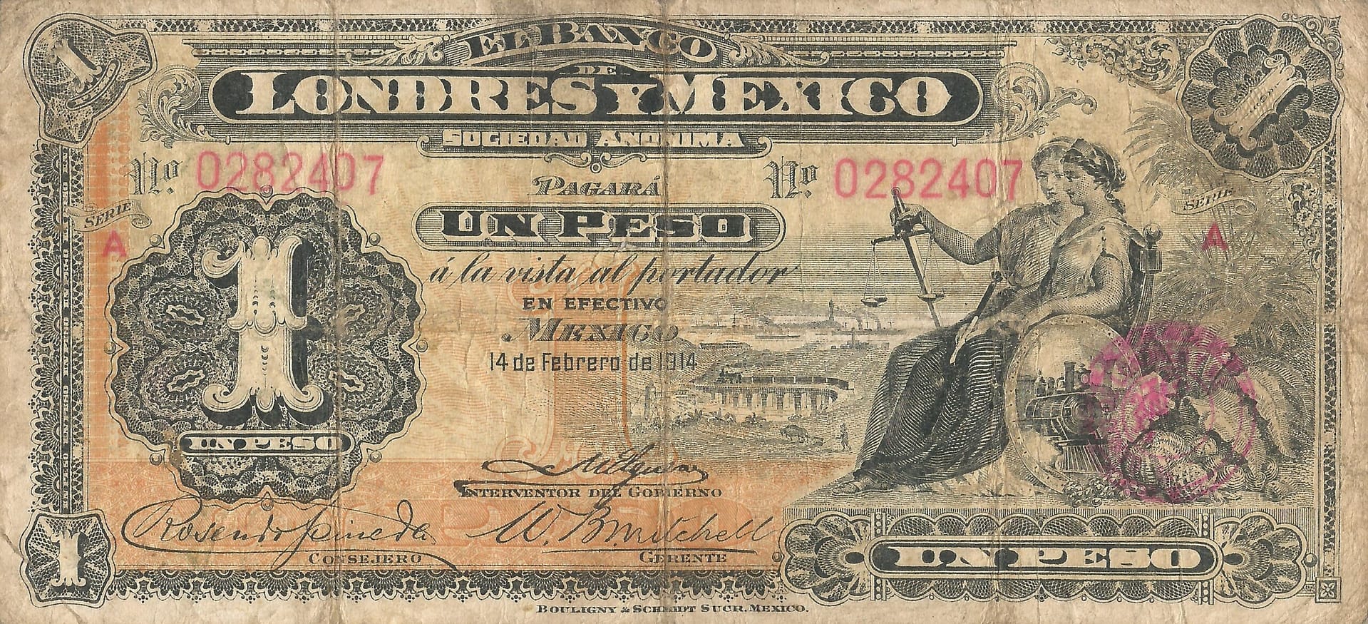 México 67 Pick S240 Anverso scaled