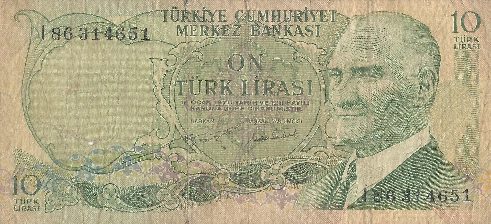 Turquía 13 Pick 186 Anverso scaled