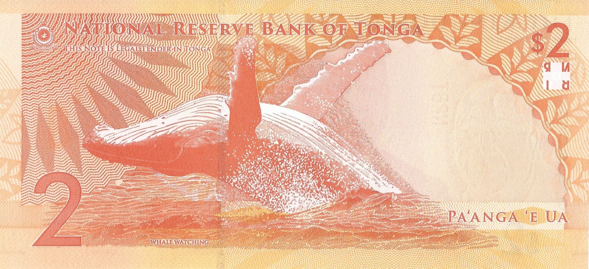 Tonga 18 Pick Nuevo P 50a Reverso