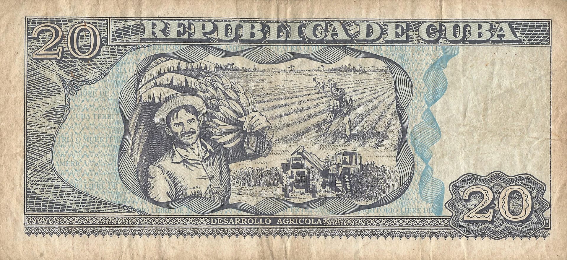 Pesos Cubanos 42 Pick 118b Reverso scaled