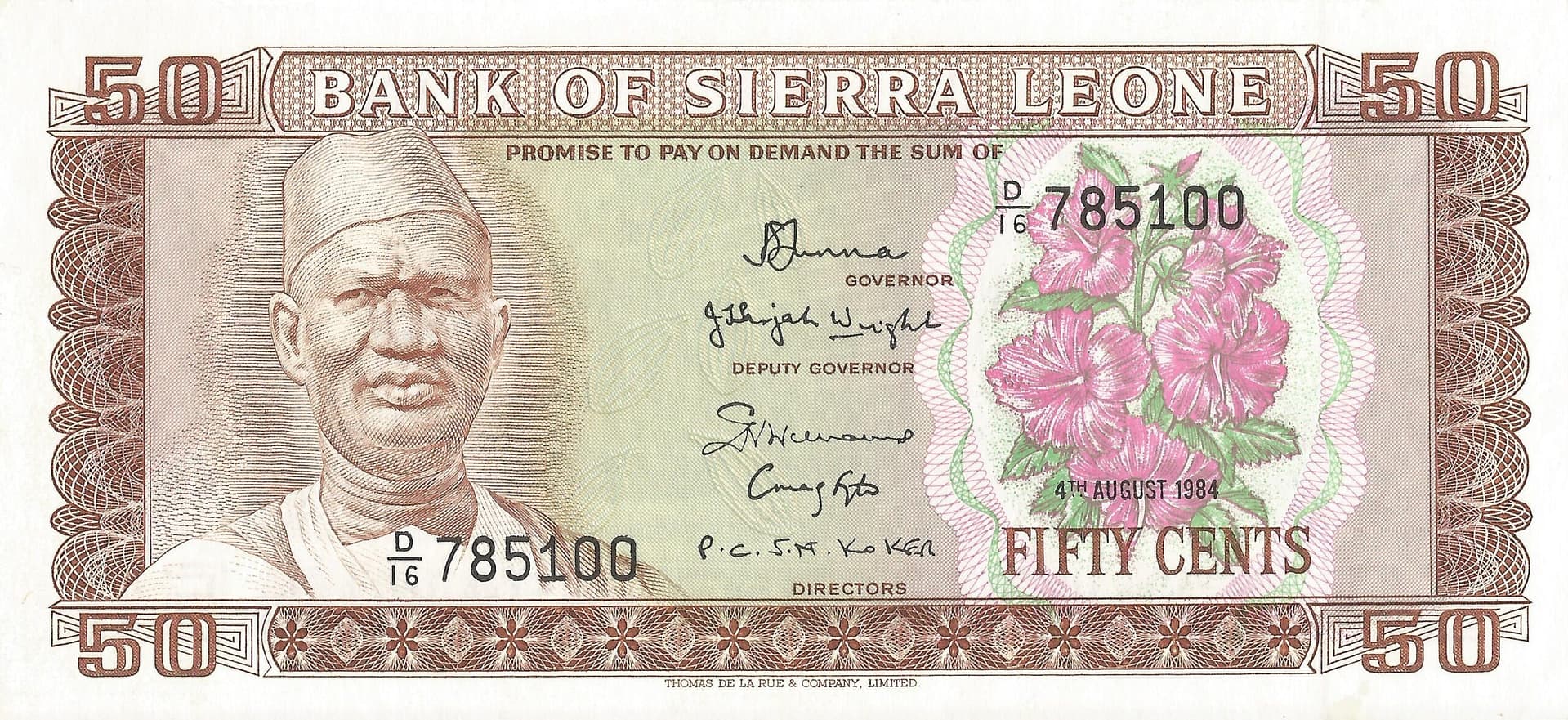 Sierra Leona 5 Sierra Leona Pick 4e Anverso scaled