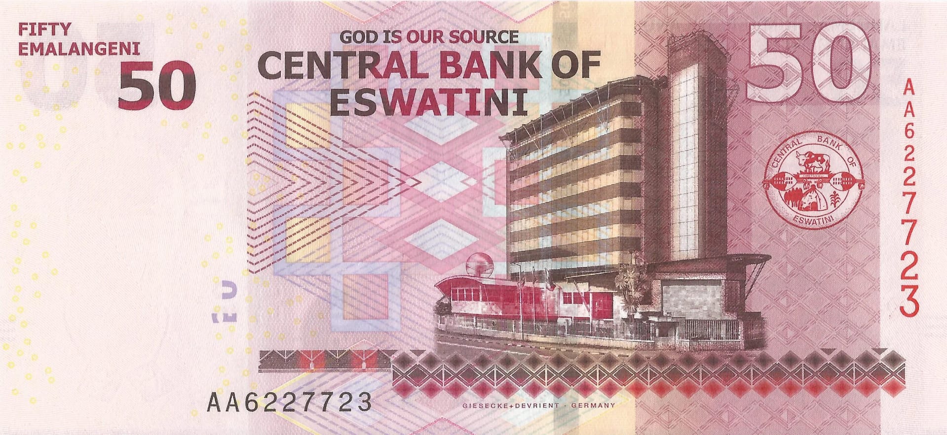 Swazilandia 20 Pick 44a Reverso scaled jpg