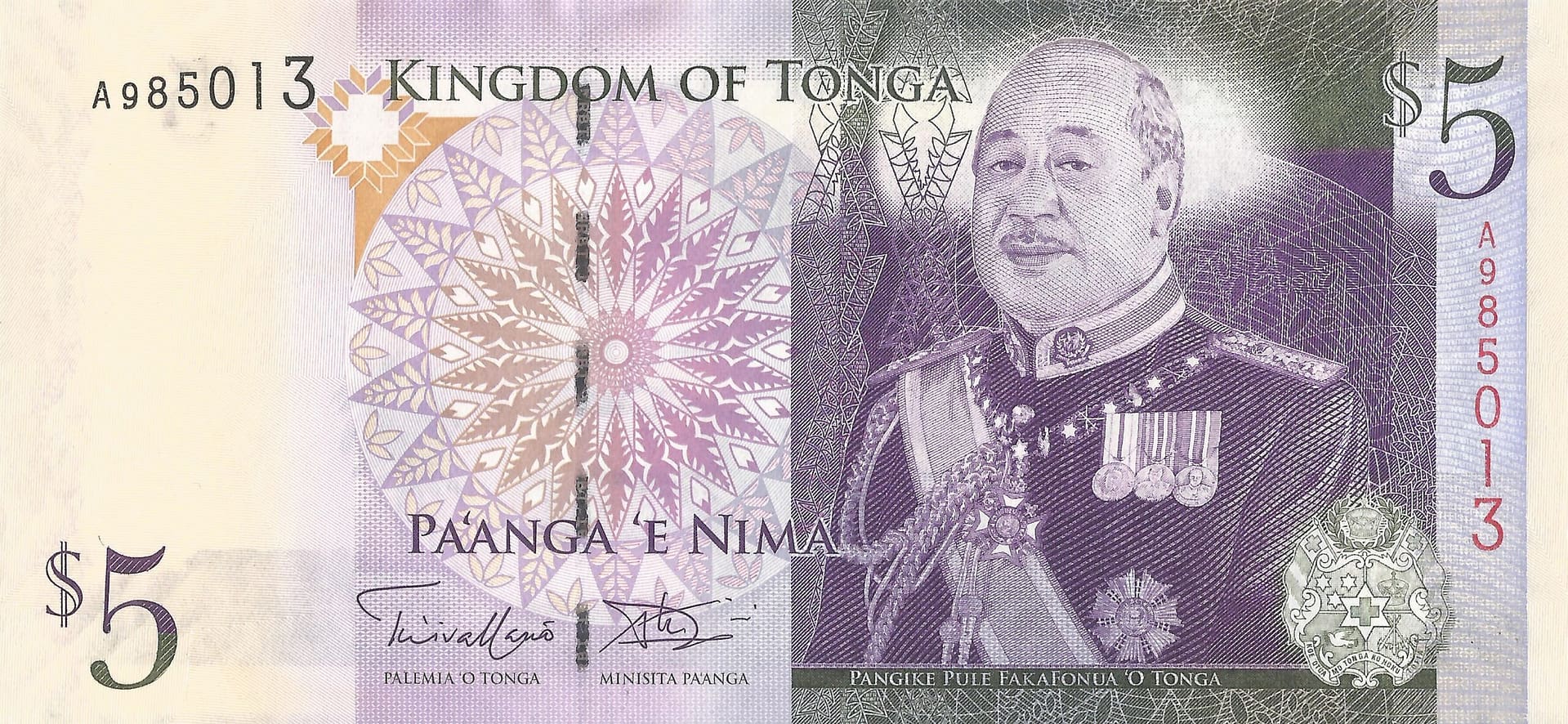 Tonga 13 Tonga Pick 39a2 Anverso scaled