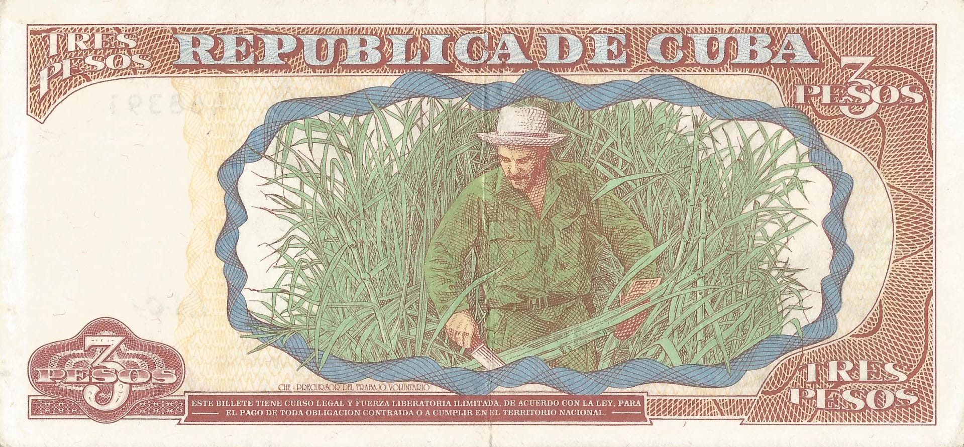 Pesos Cubanos 36 Cuba Pick 113 Reverso scaled