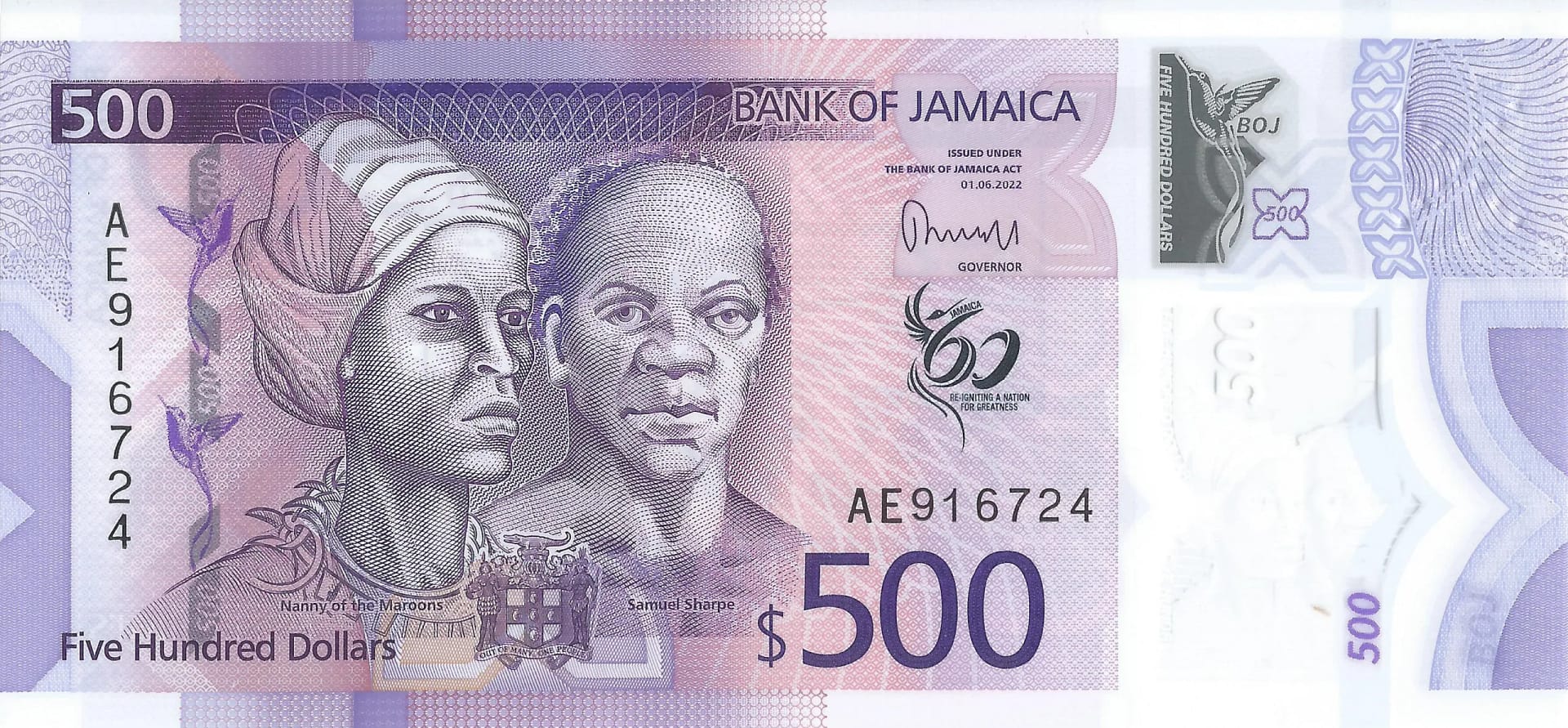 Jamaica 29 Pick Nuevo P 98 Anverso scaled