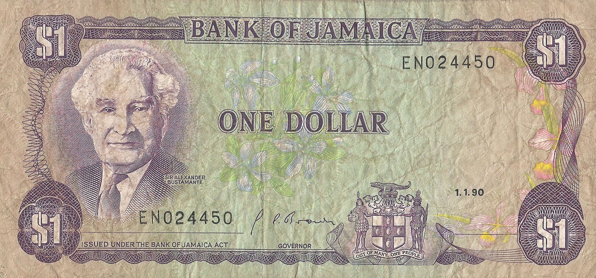 Jamaica 7 Pick 68Аd Anverso scaled