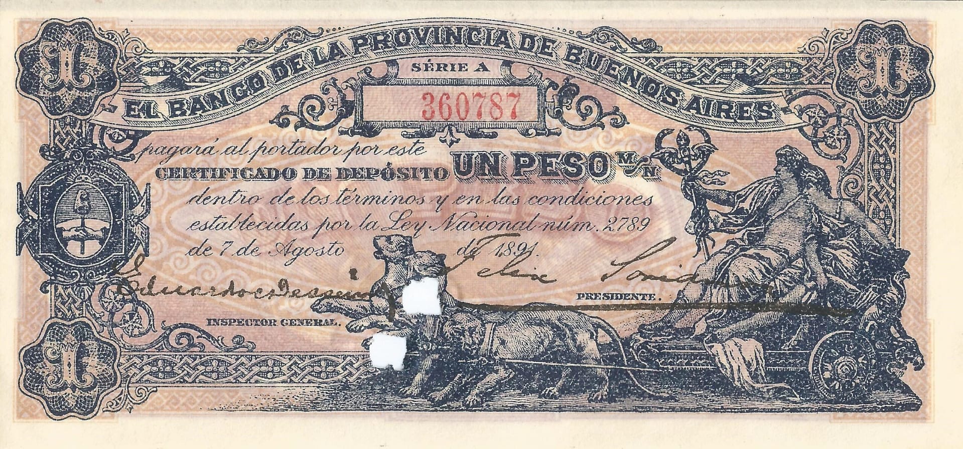 1-Ediciones Especiales Regionales y de Bancos Privados (1841-1904) 7 Pick S573b Anverso scaled jpg