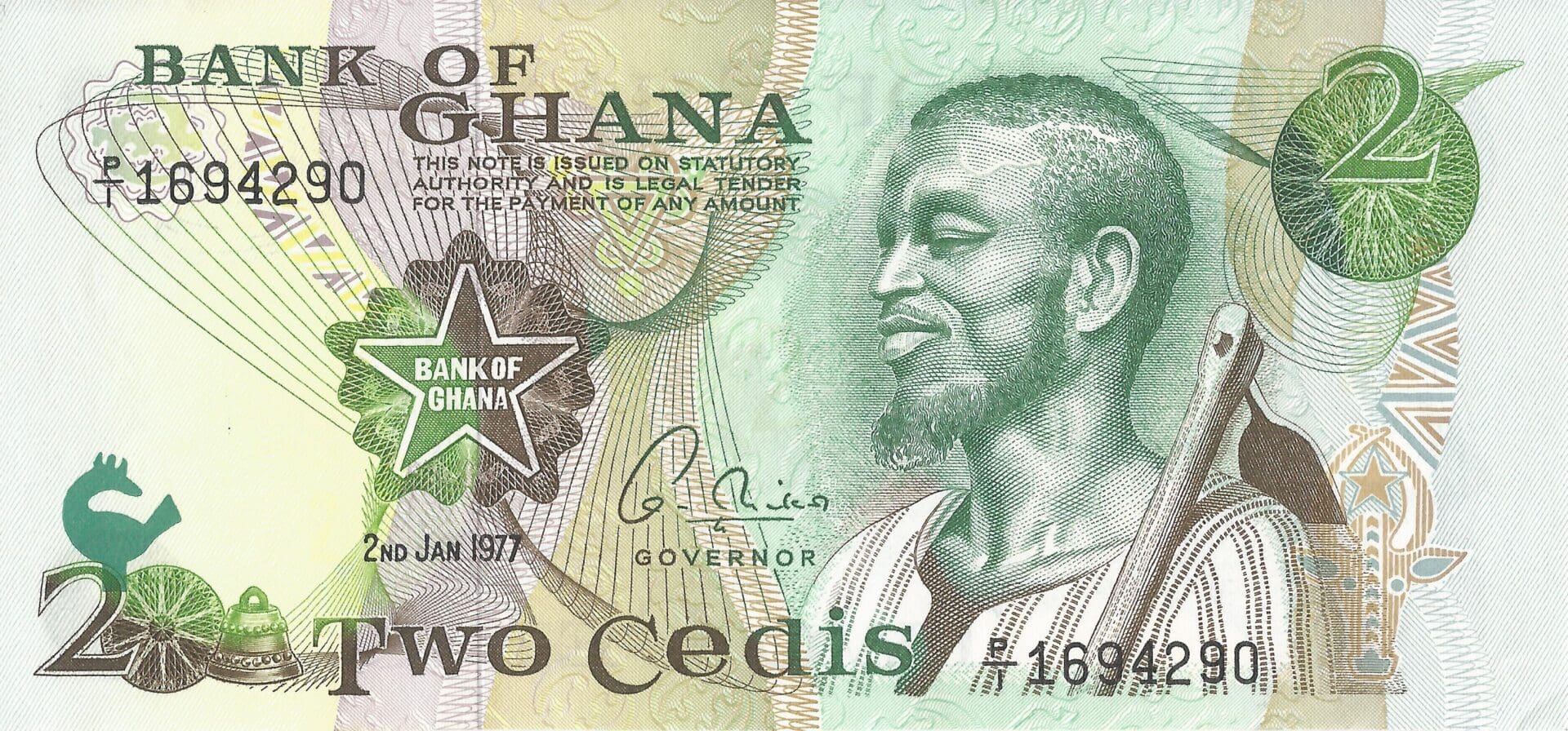 Ghana 7 Pick 14c Anverso