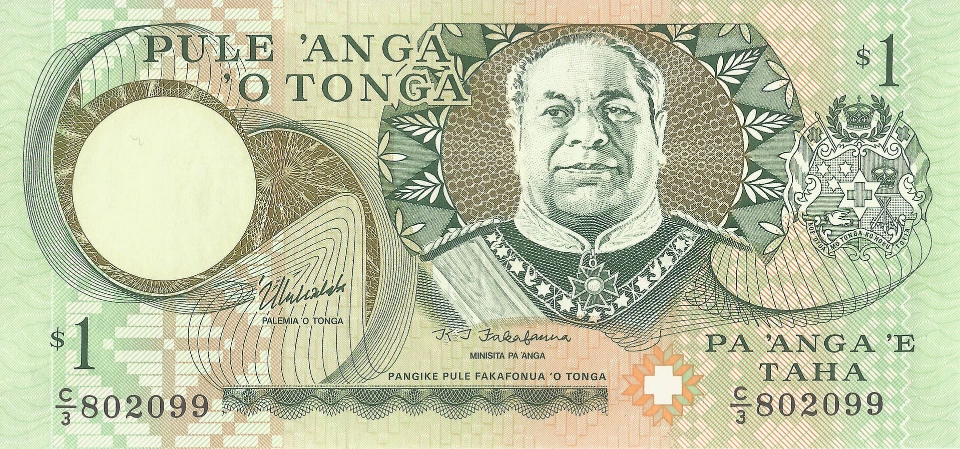 Tonga 9 Pick 31c Anverso scaled