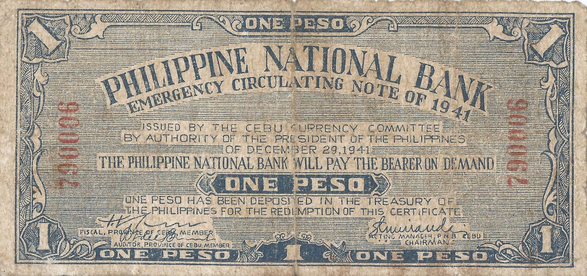 Filipinas 27 Pick S215 Anverso