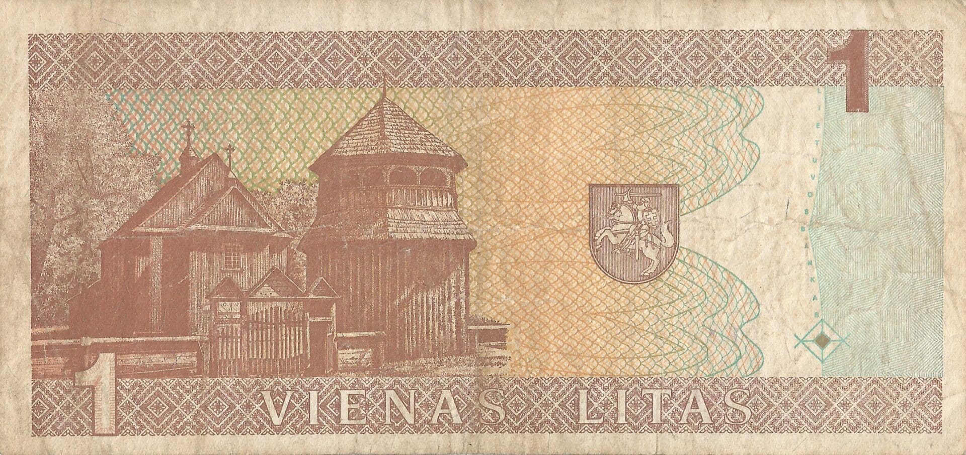 Lituania 22 Pick 53r Reverso