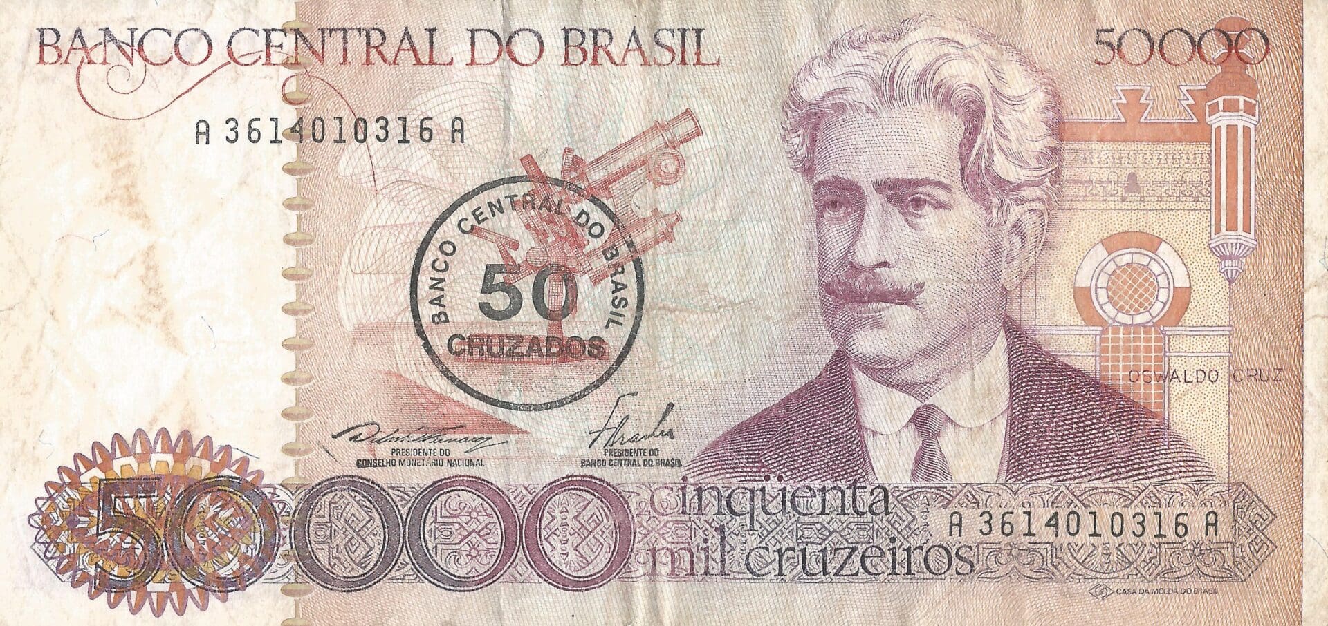 Brasil 119 Pick 207a Anverso