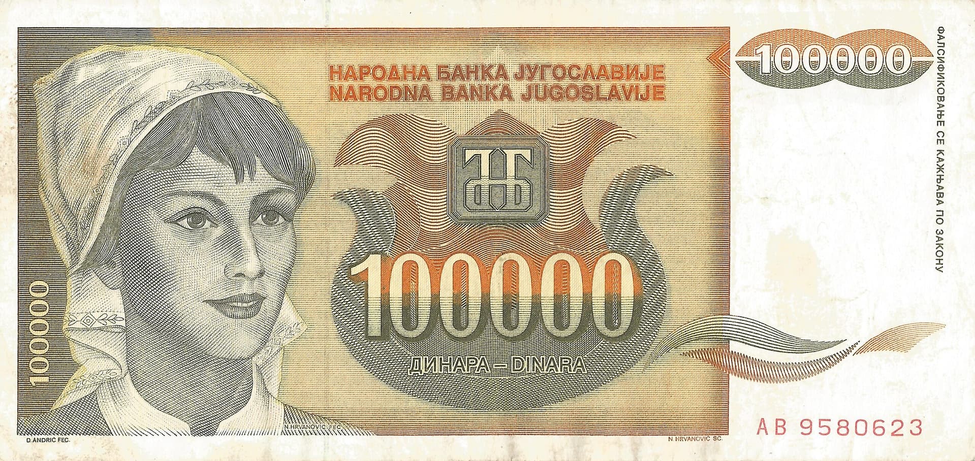 Yugoslavia 57 Pick 118a Anverso 1 scaled