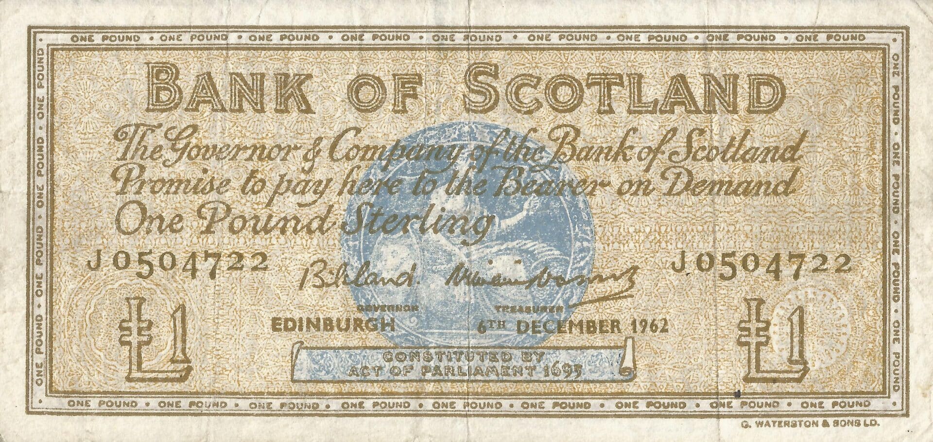 Escocia - Reino Unido 23 Pick 102a Anverso