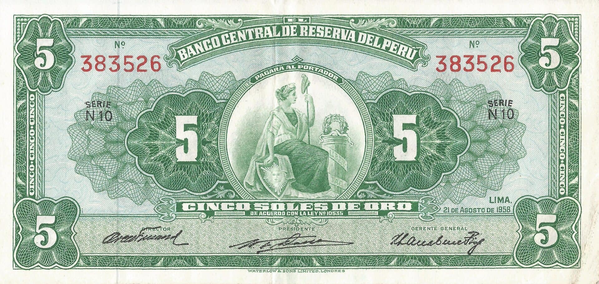 Perú 21 Peru Pick 81 Anverso