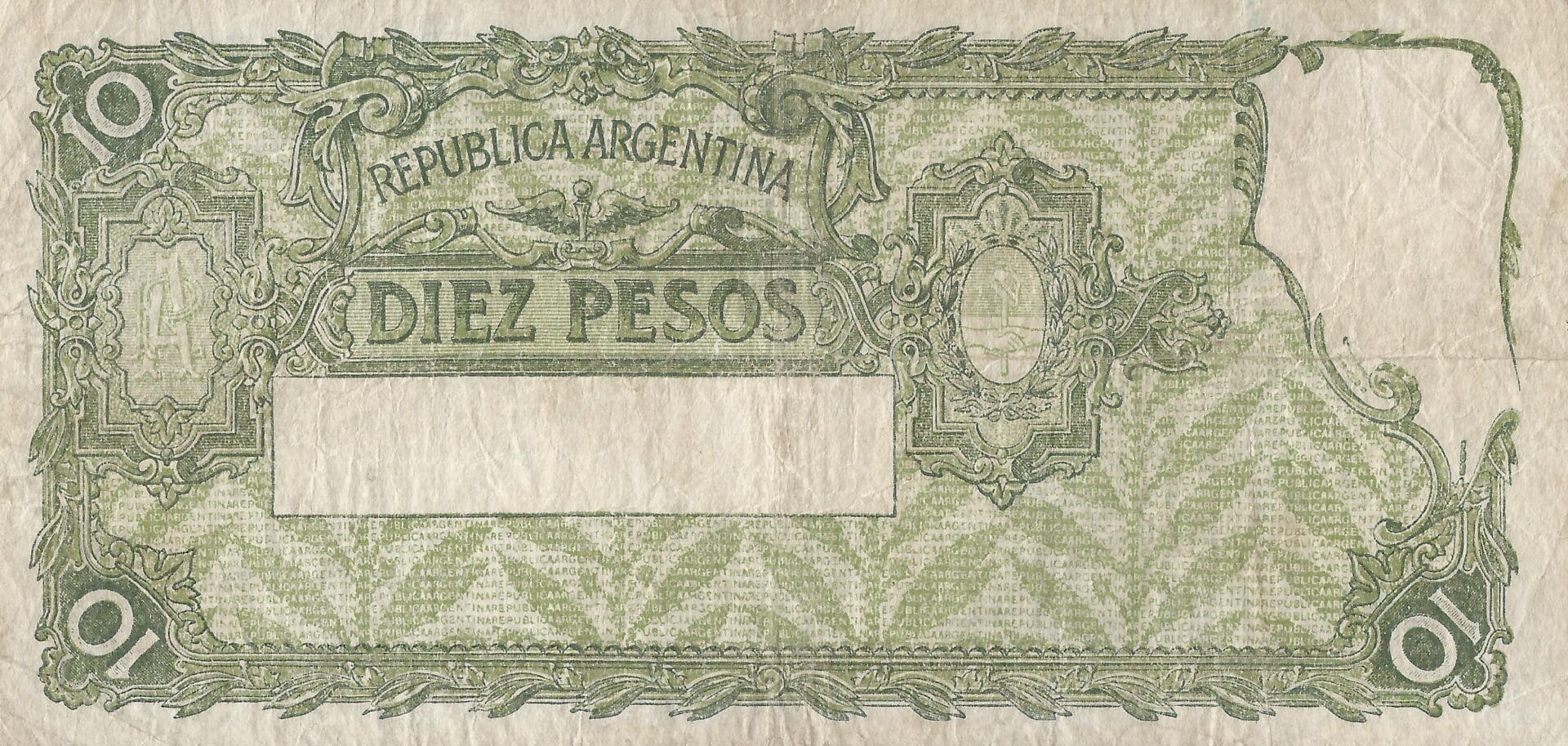 8-Caja de Conversión Comunes (1908-1935) 25 Bot 1634 Reverso
