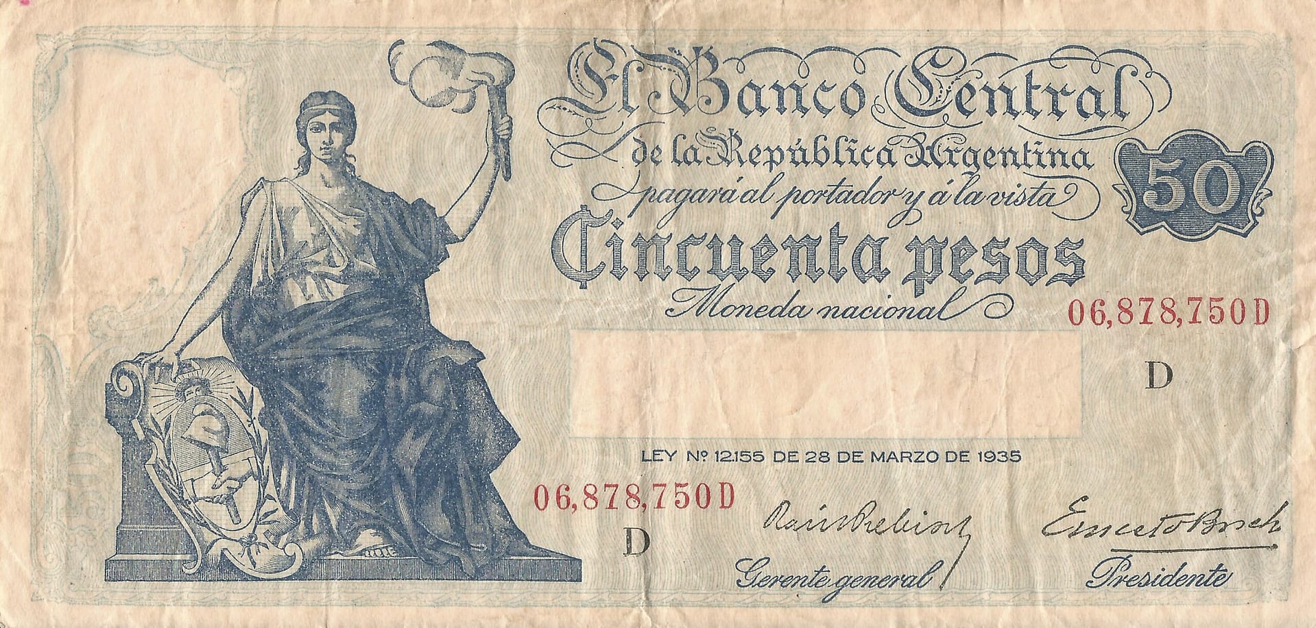 9-Banco Central Progreso (1935-1959) 70 Col 435c Anverso scaled