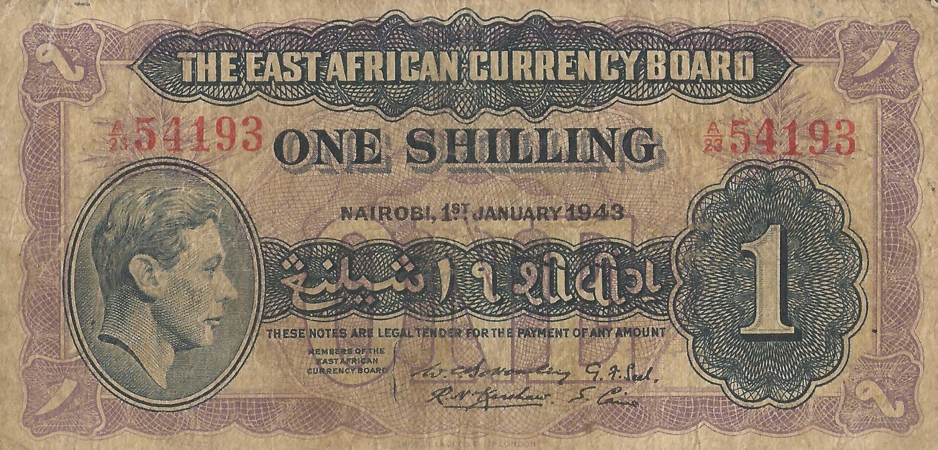 África Oriental Británica 4 Pick 27 Anverso e1721326201345