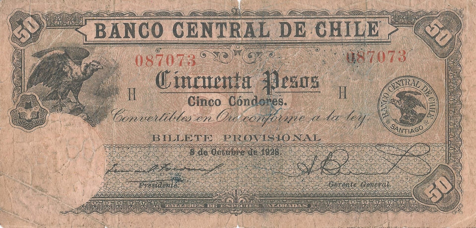 Chile 9 Pick 84b Anverso scaled