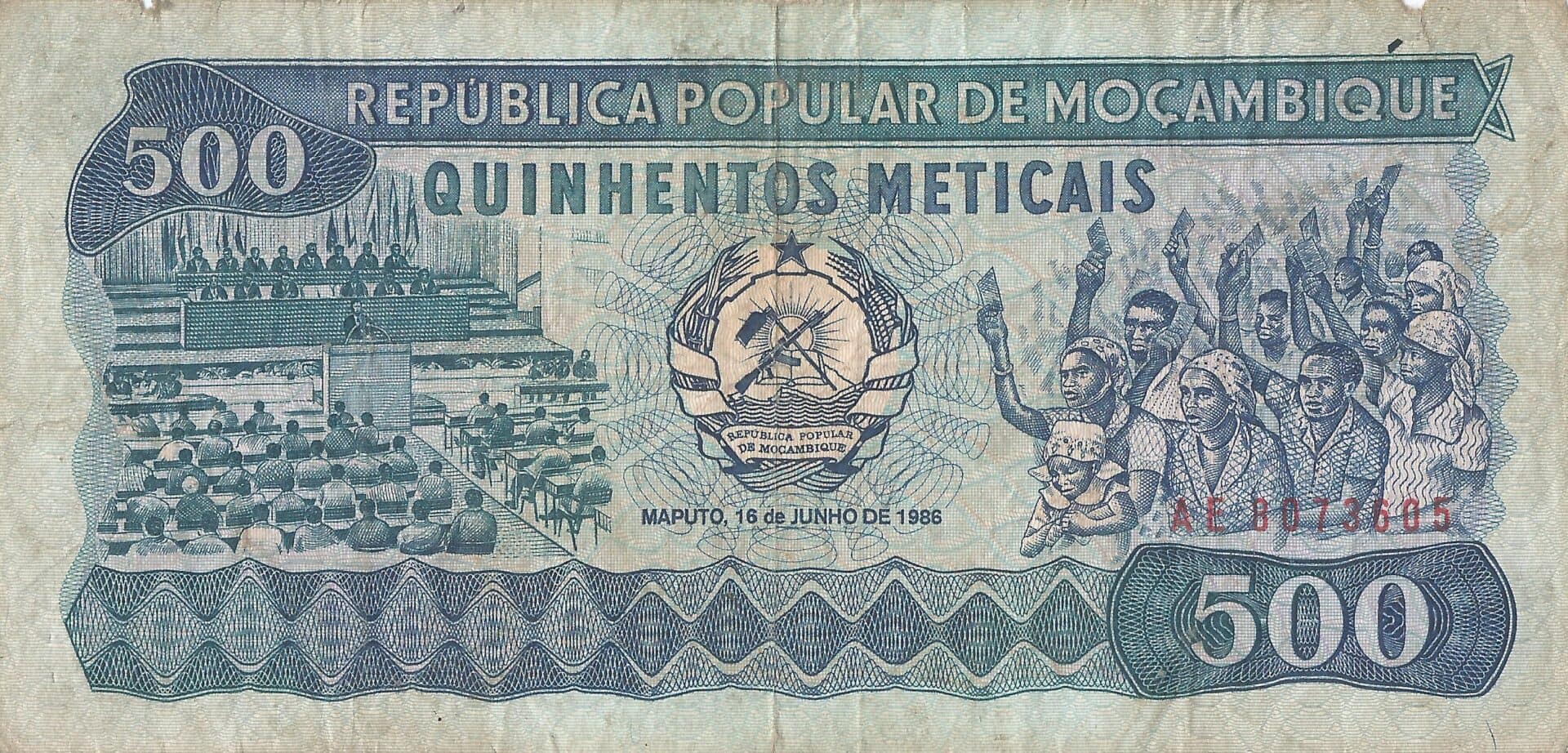 Mozambique 25 Pick 131b Anverso