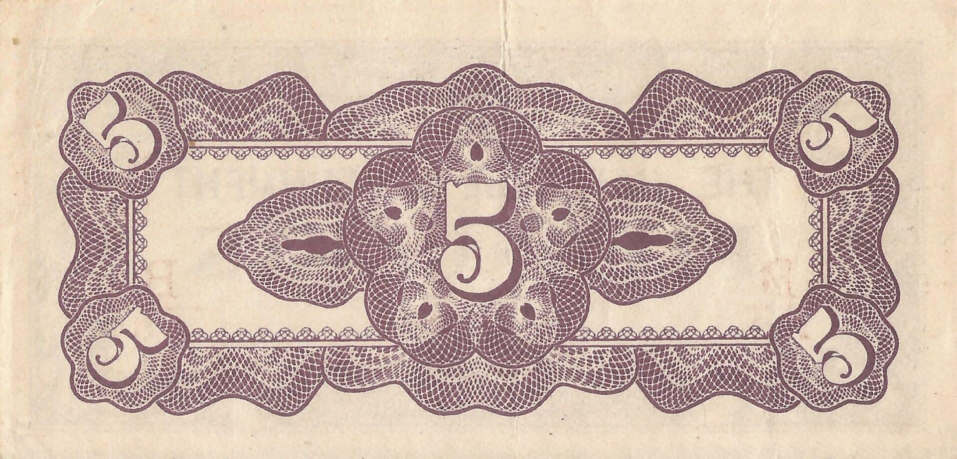 Myanmar o Birmania 8 Pick 10b Reverso