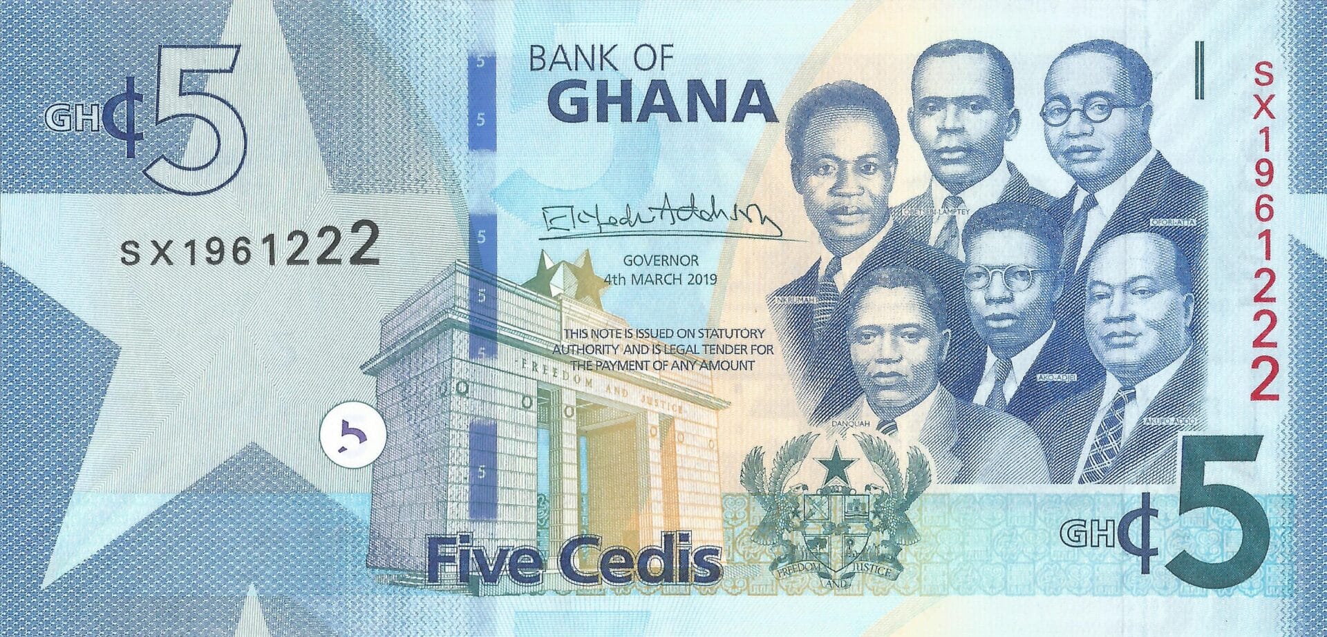 Ghana 27 Pick 46b Anverso