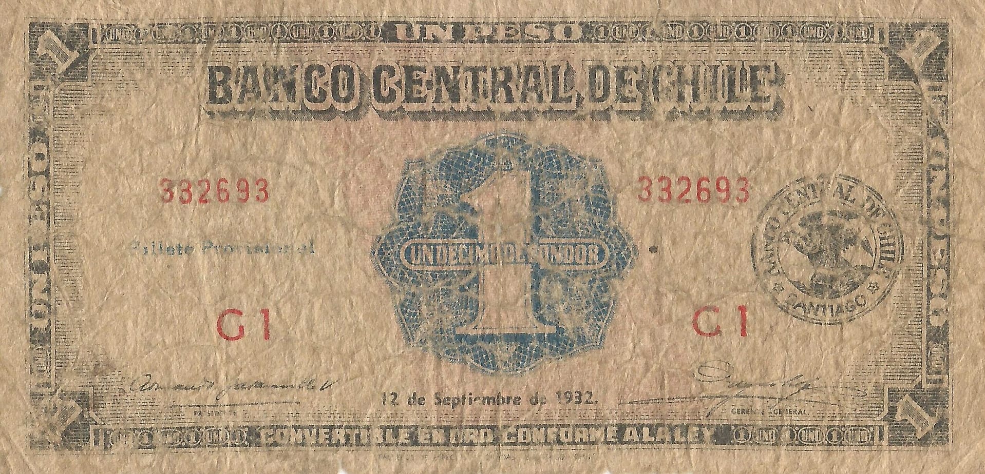 Chile 11 Pick 88a Anverso scaled e1676590622131