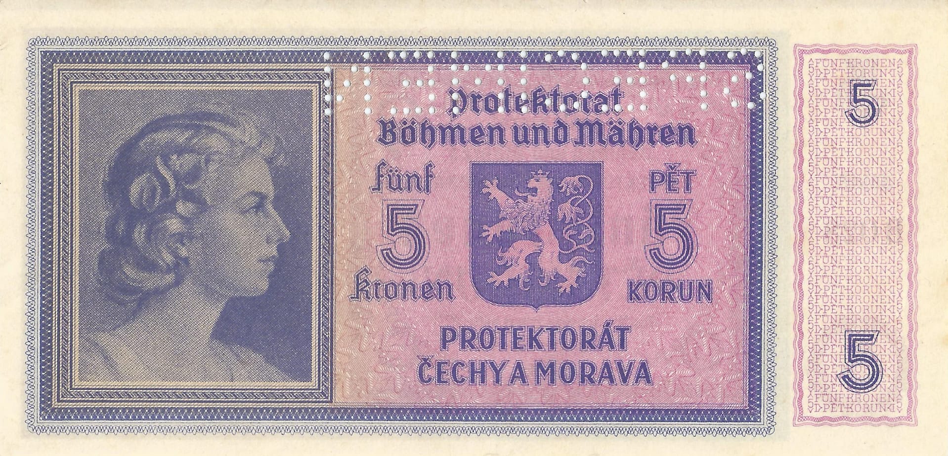 Bohemia y Moravia 8 Bohemia y Moravia Pick 4s1 Reverso scaled