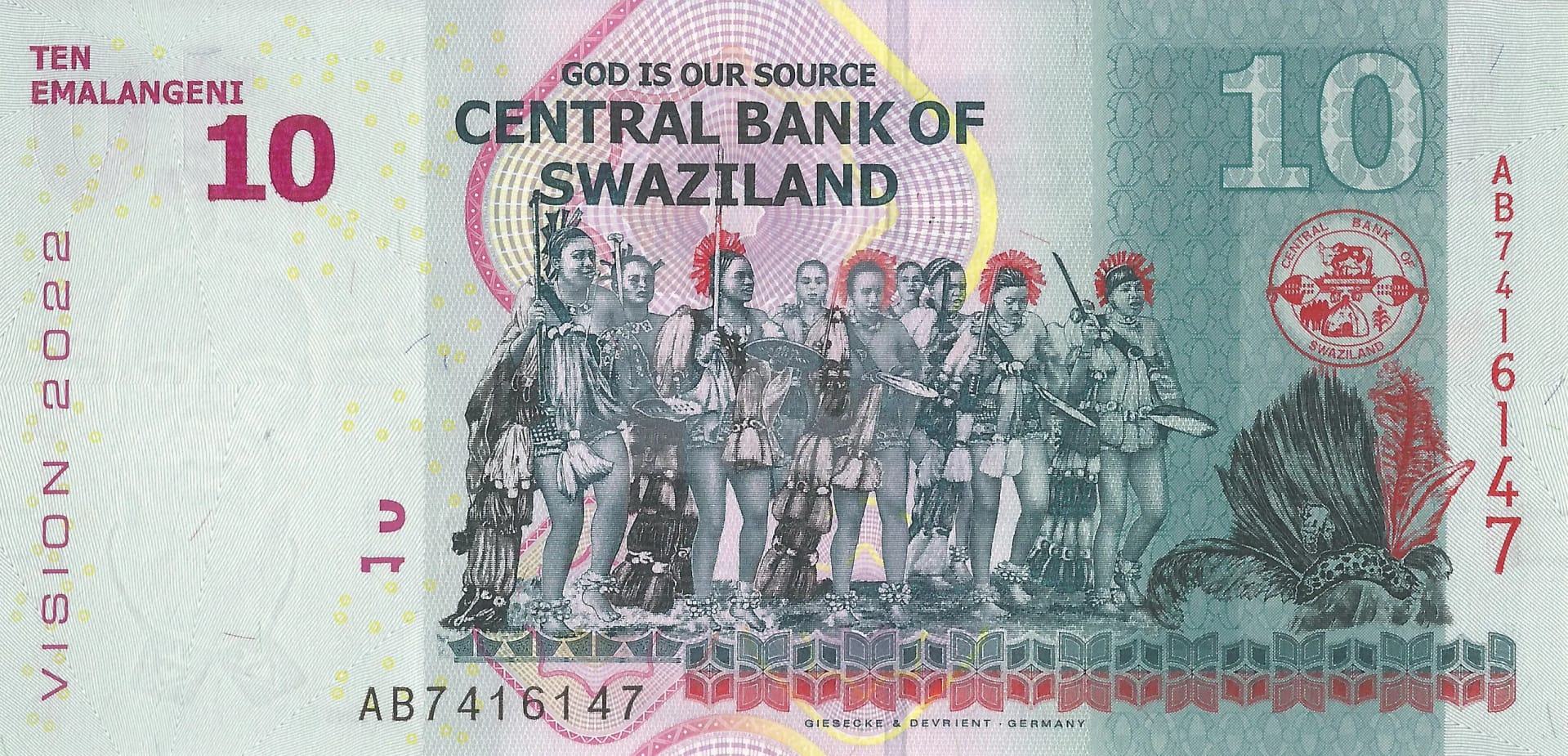 Swazilandia 16 Pick 41 Reverso scaled
