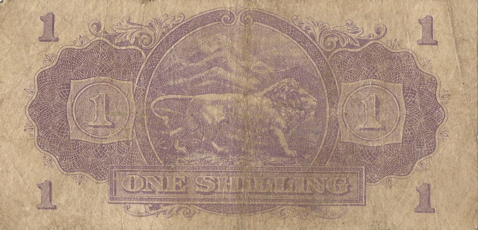 África Oriental Británica 5 Pick 27 Reverso