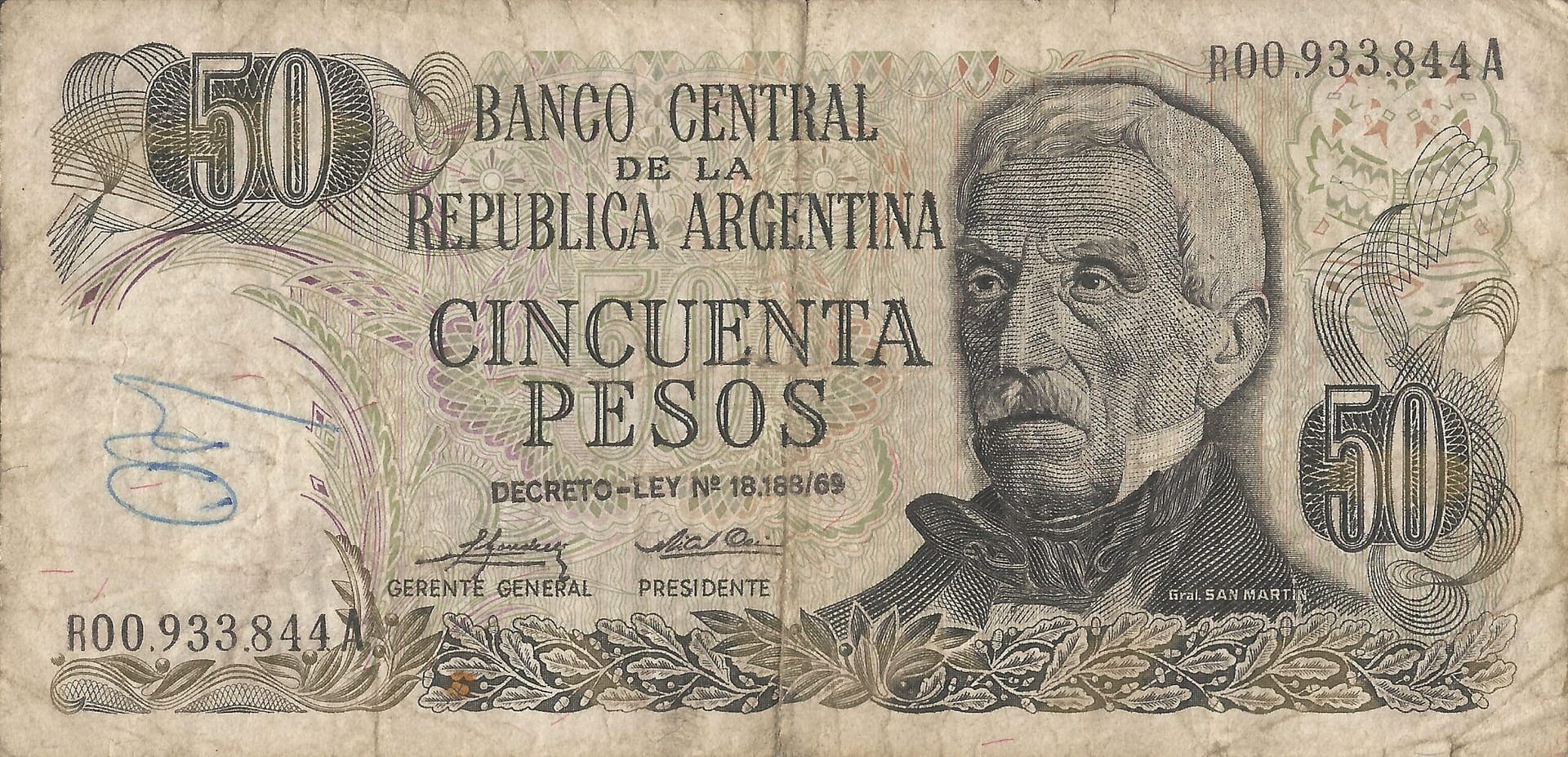 11-Pesos Ley 18188 (1970-1983) 67 Col 626R Anverso scaled