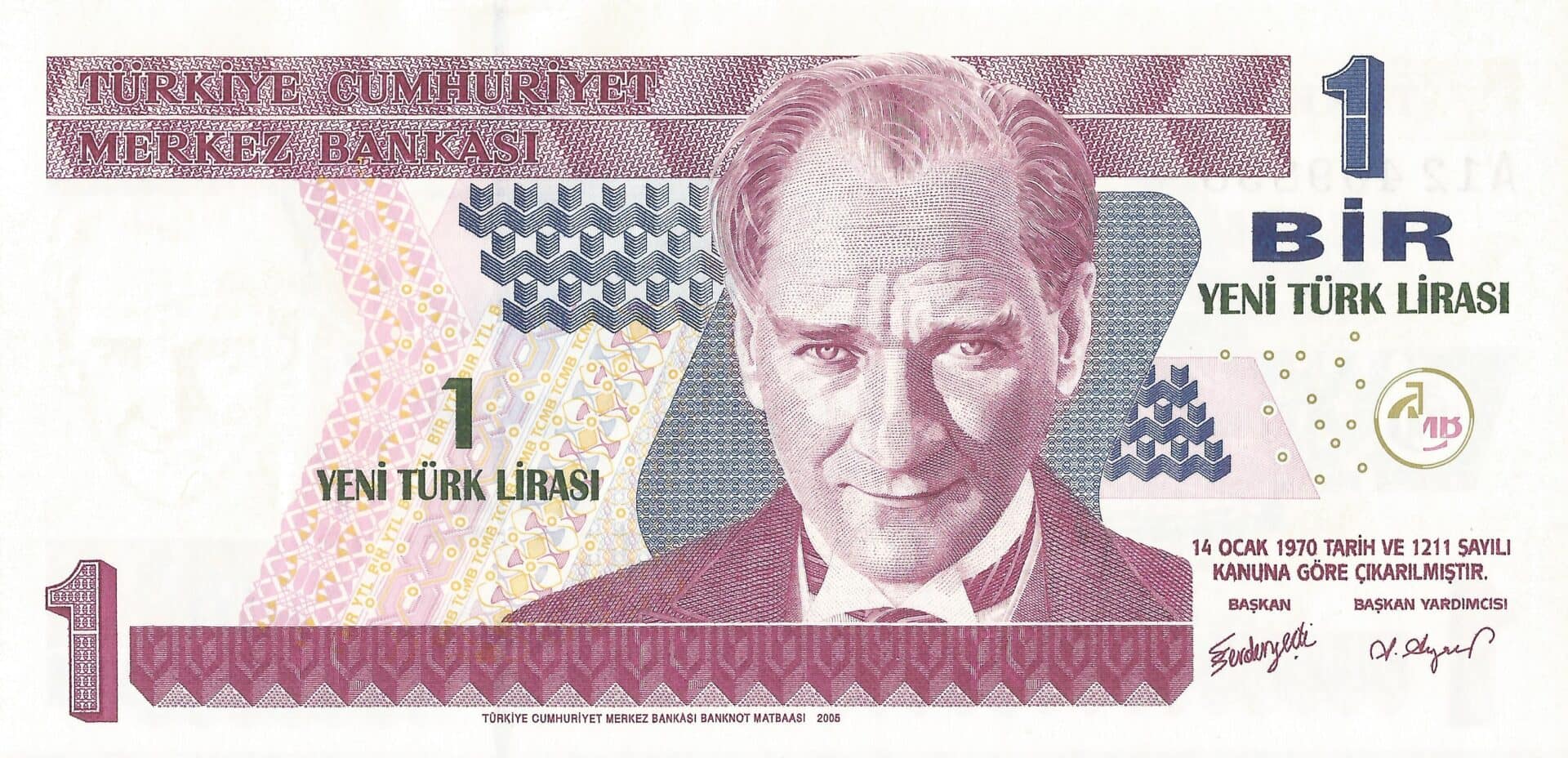 Turquía 45 Pick 216a Anverso