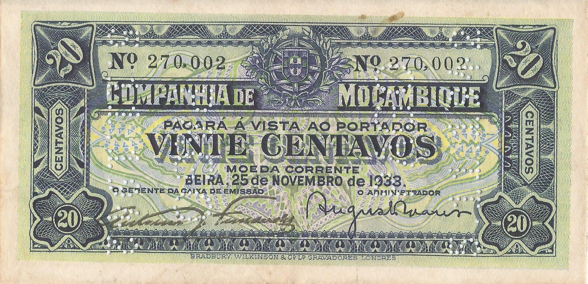 Mozambique 5 Pick R29 Anverso