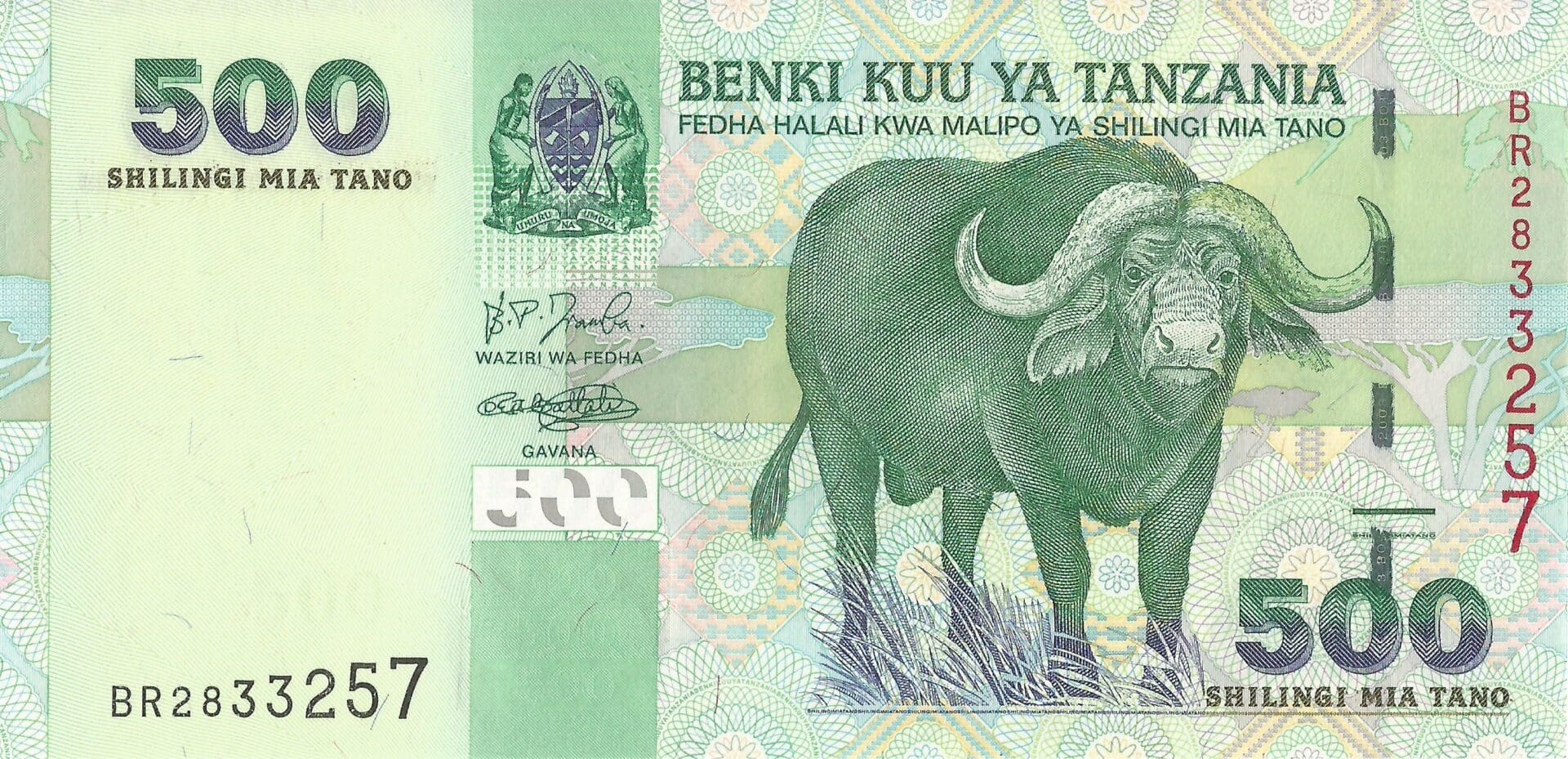 Tanzania 9 Pick 35a Anverso