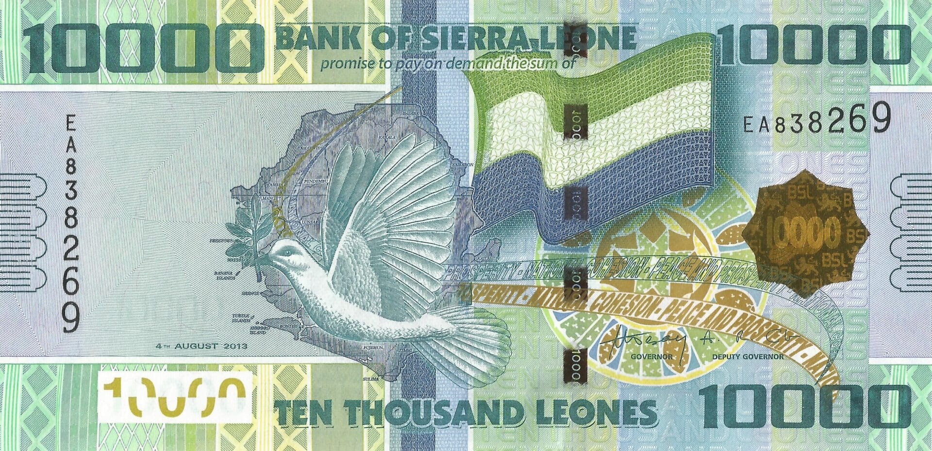 Sierra Leona 17 Pick 33b Anverso