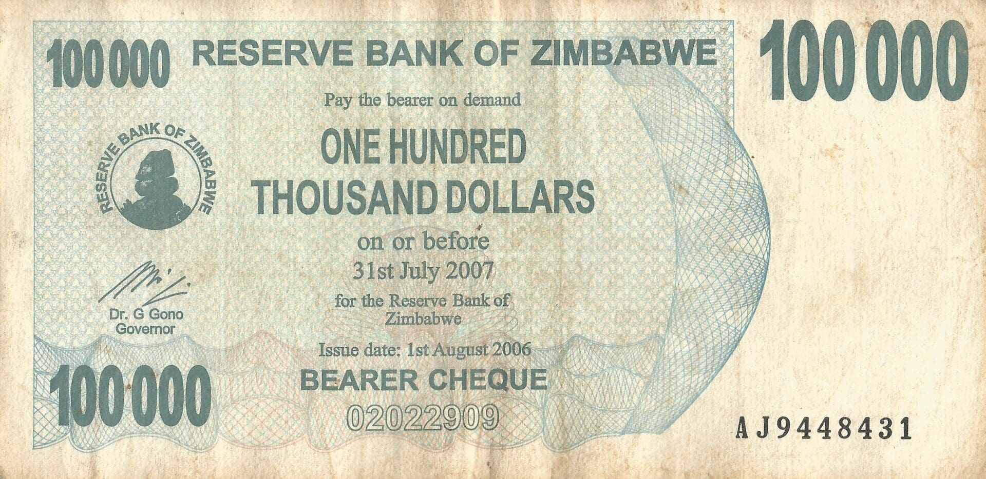 Zimbabue 15 Pick 48b Anverso