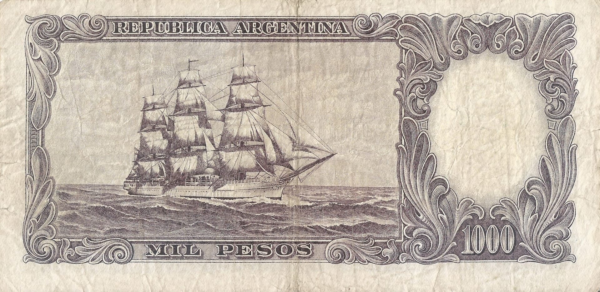 10-Banco Central San Martin - Libertad y Justicia (1942-1969) y Resellados a Pesos Ley (1969-1971) 131 Col 529 Reverso scaled