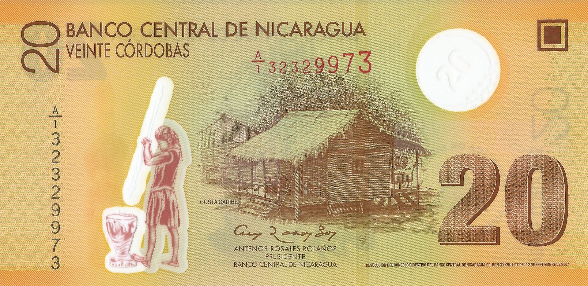 Nicaragua 64 Pick 202b Anverso scaled