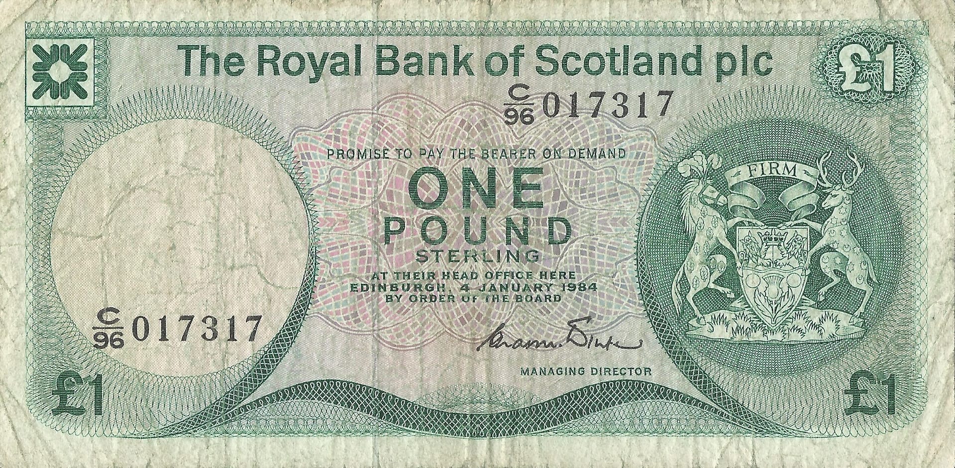 Escocia - Reino Unido 13 Pick 341b2 Anverso scaled