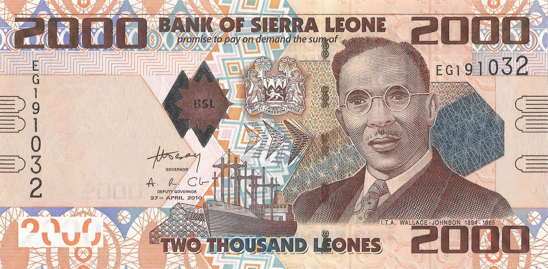 Sierra Leona 13 Sierra Leona Pick 31a Anverso scaled