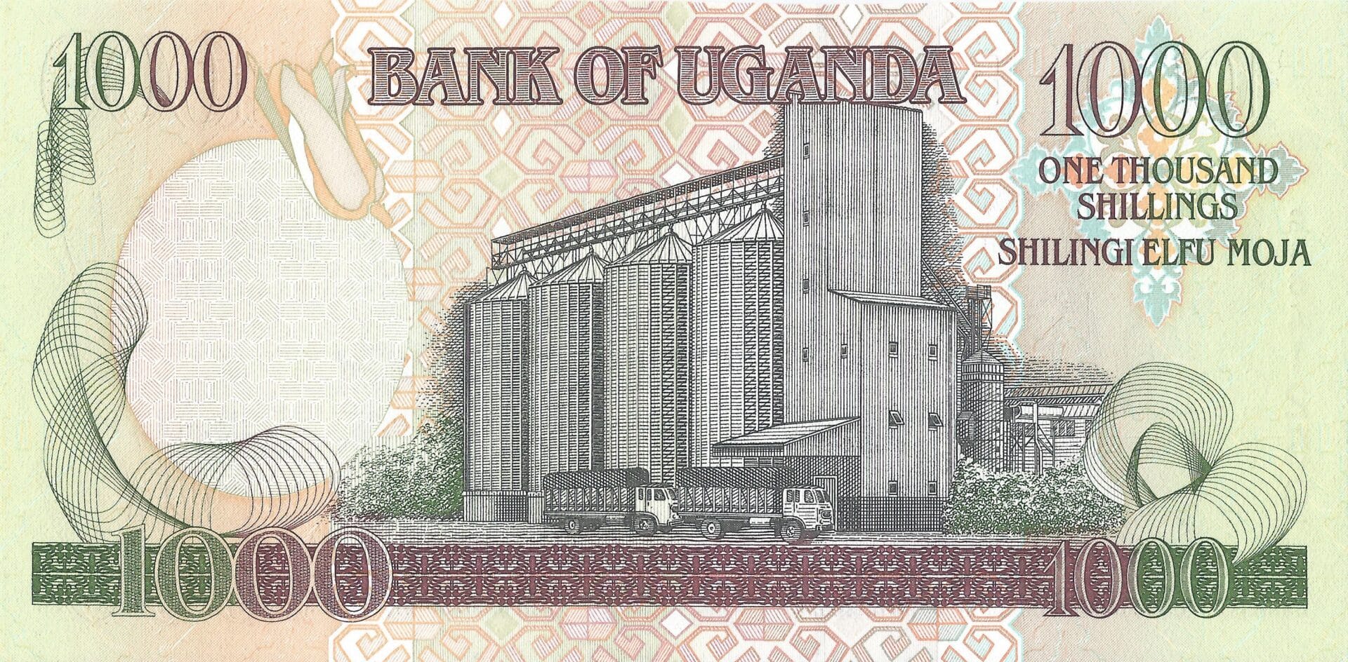 Uganda 24 Uganda Pick 36a Reverso