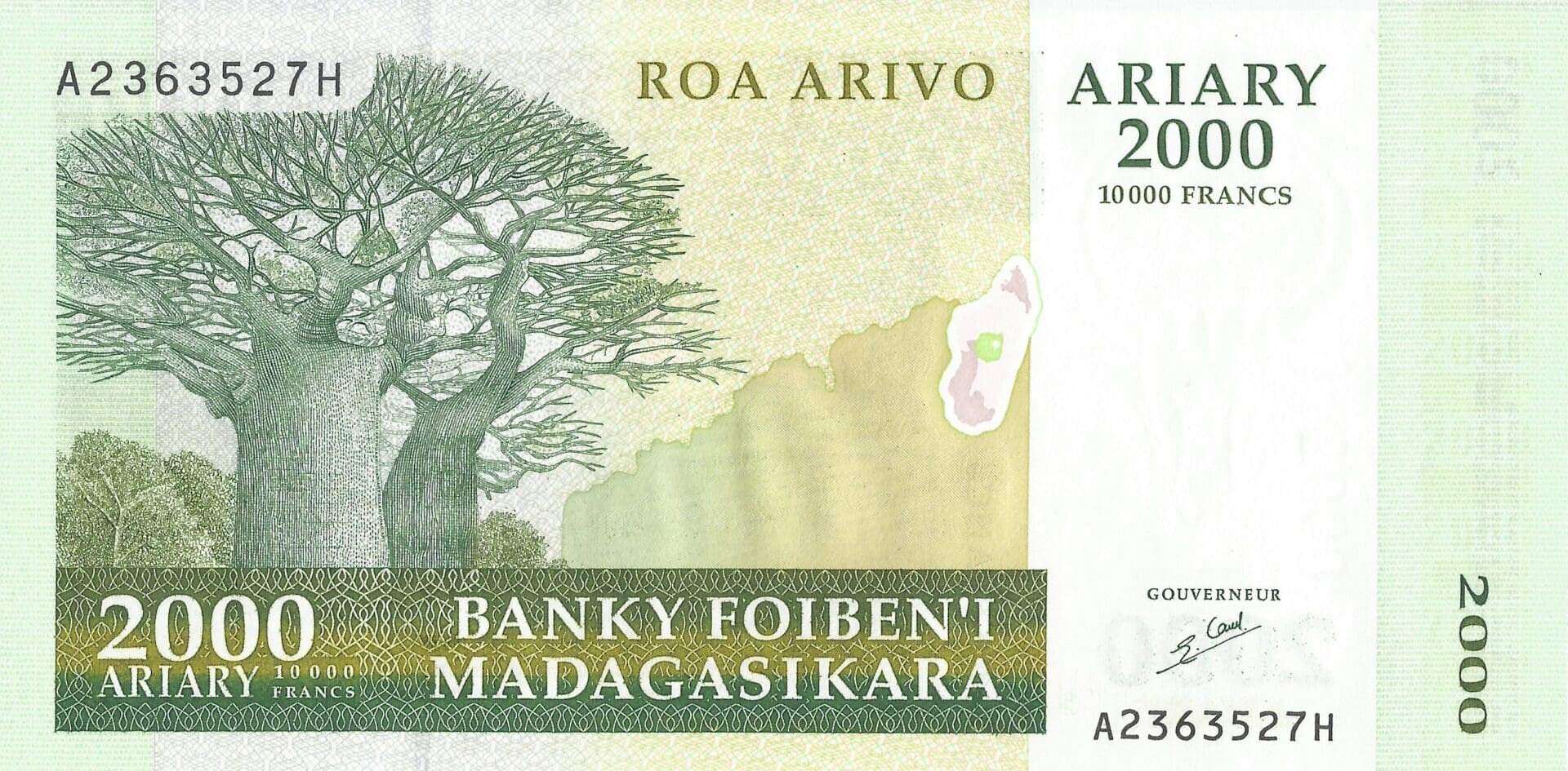 Madagascar 23 Pick 83a Anverso 1